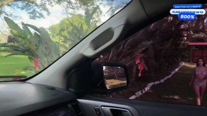 Мойщица отполировала член клиента в машине за хорошие чаевые