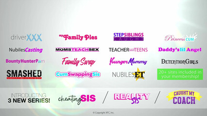 Похотливые сводные сестры Molly Little и Lana Smalls предложили брату потрахаться втроем