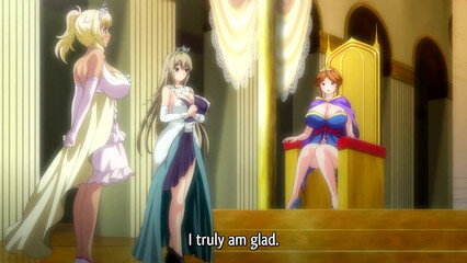 Хентай секс с пышногрудыми телочками из волшебного королевства